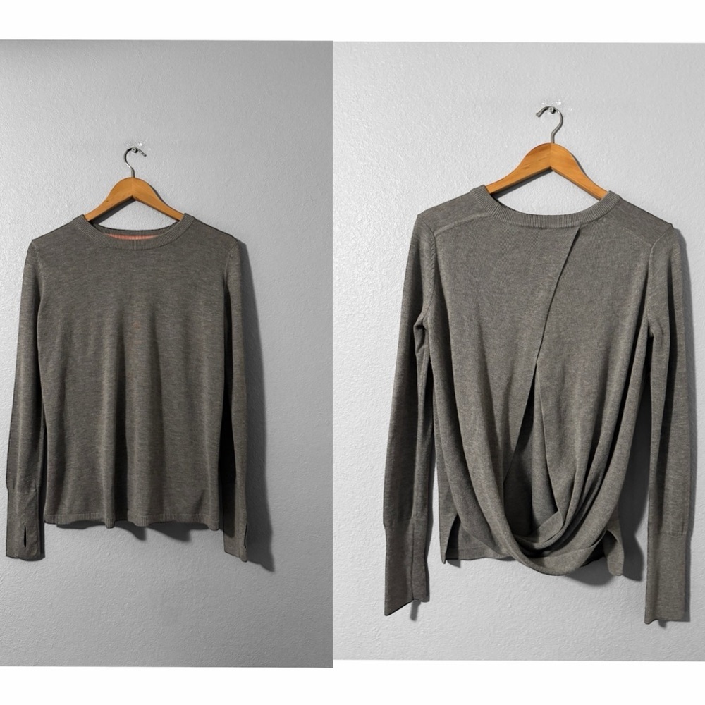 lululemon 🍋 athletica Gray Crew Neck Sweater - Picture 16 of 16
